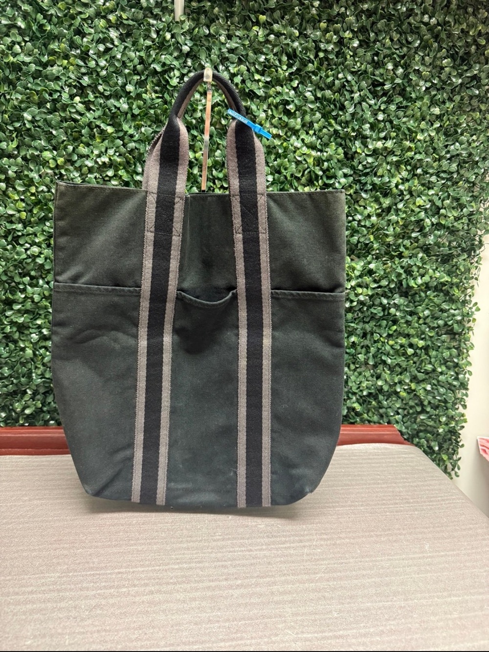 Hermes 1998-2001 Toile Fourre Tout Cabas tote bag